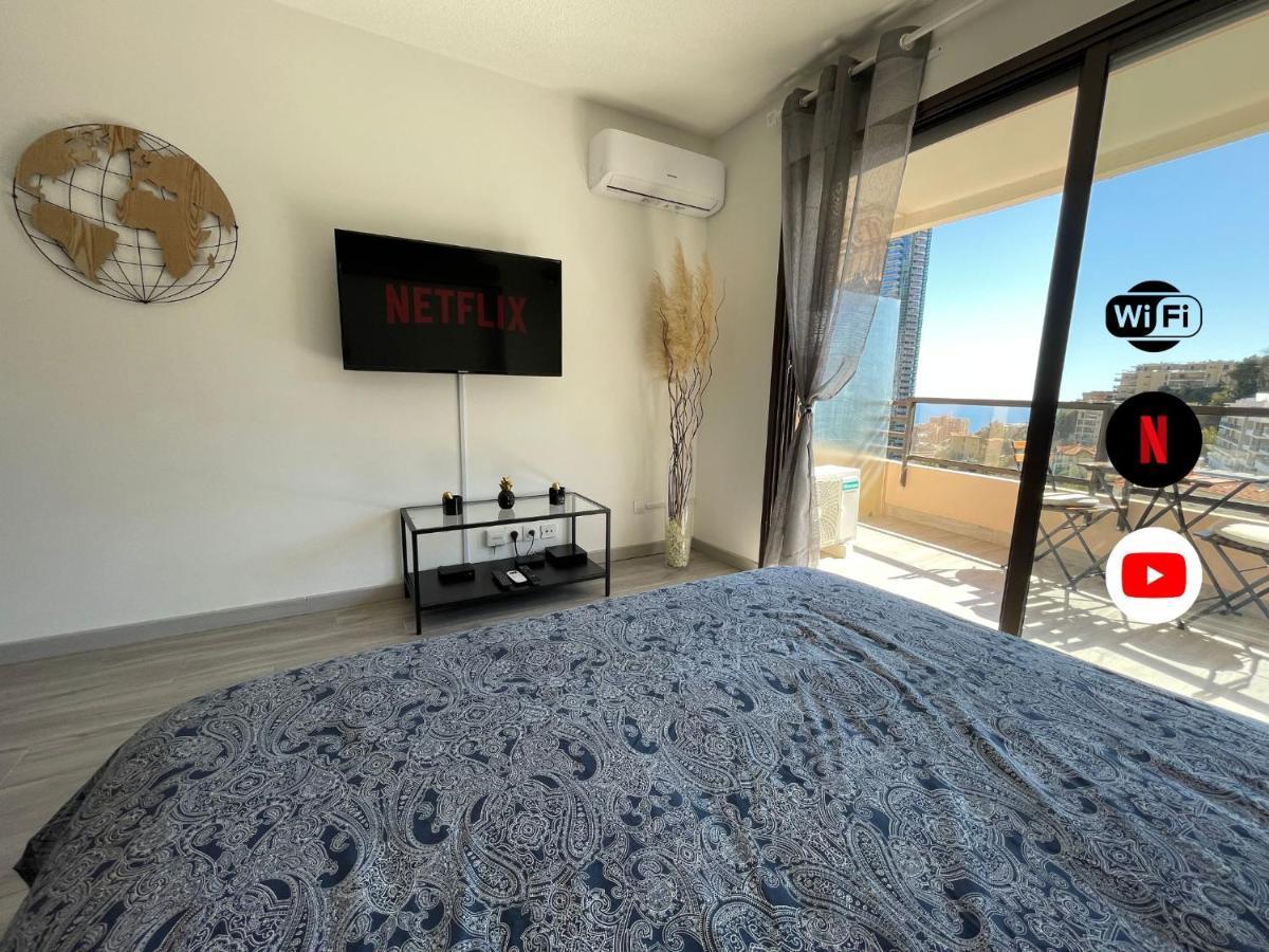 New Studio, Piscine Et Vue Mer • Proche De Monaco Beausoleil Exterior foto
